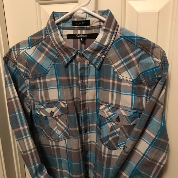 Men’s casual button down. Large. Slim fit. - Picture 5 of 5
